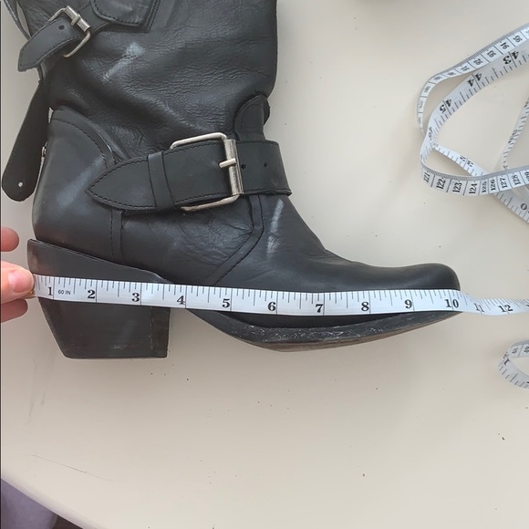 Leather Biker Boots - Picture 5 of 8